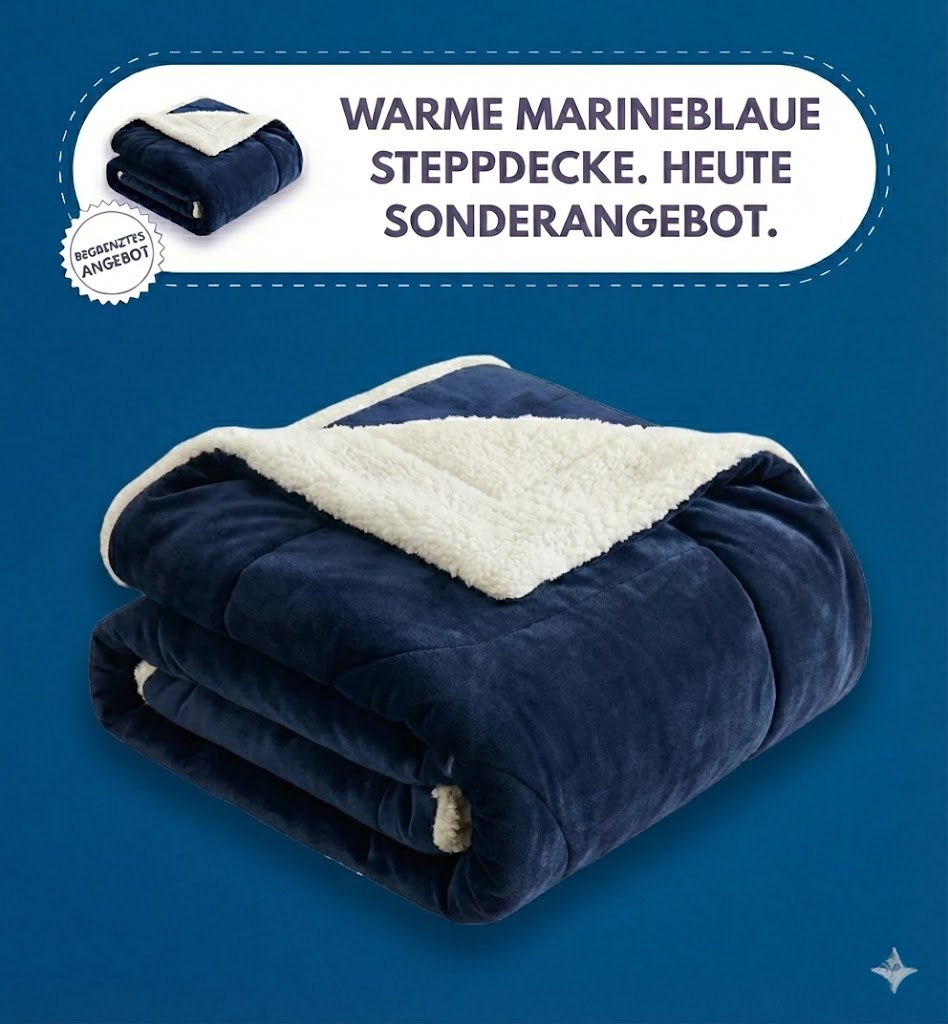 LUXUS WENDE-SHERPA-BETTDECKE